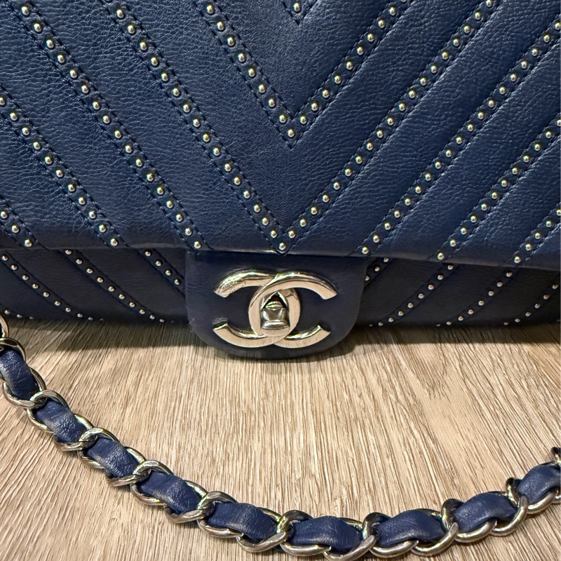 雙11特賣一波🔥 chanel香奈兒 牛皮翻蓋 鏈帶斜背包、也可肩背-2