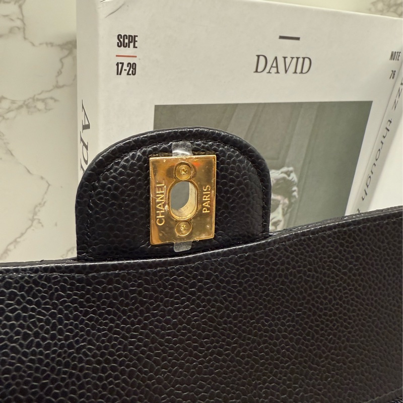 🖤✨Chanel 香奈兒|Coco 荔枝 CF 25 Classic Flap 黑金牛 新片款✨🖤-5