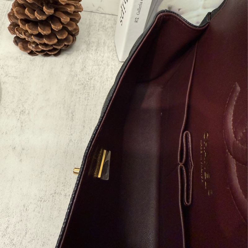 🖤✨Chanel 香奈兒|Coco 荔枝 CF 25 Classic Flap 黑金牛 新片款✨🖤-14