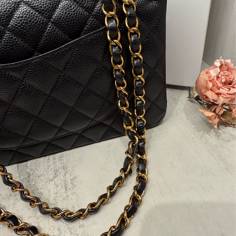 🖤✨Chanel 香奈兒|Coco 荔枝 CF 25 Classic Flap 黑金牛 新片款✨🖤-20