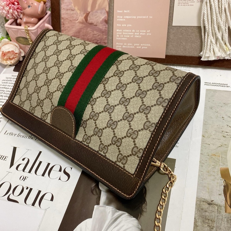 【GUCCI古馳】經典Ophidia系列GG 手拿包-7