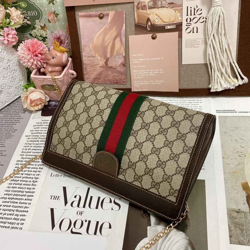 【GUCCI古馳】經典Ophidia系列GG 手拿包-8