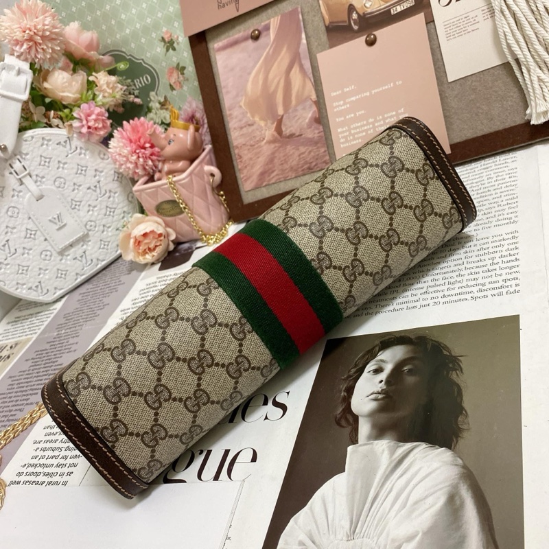 【GUCCI古馳】經典Ophidia系列GG 手拿包-10