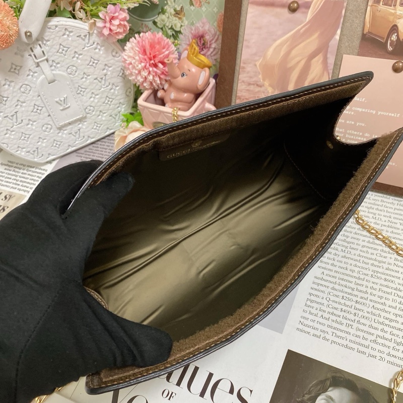 【GUCCI古馳】經典Ophidia系列GG 手拿包-17