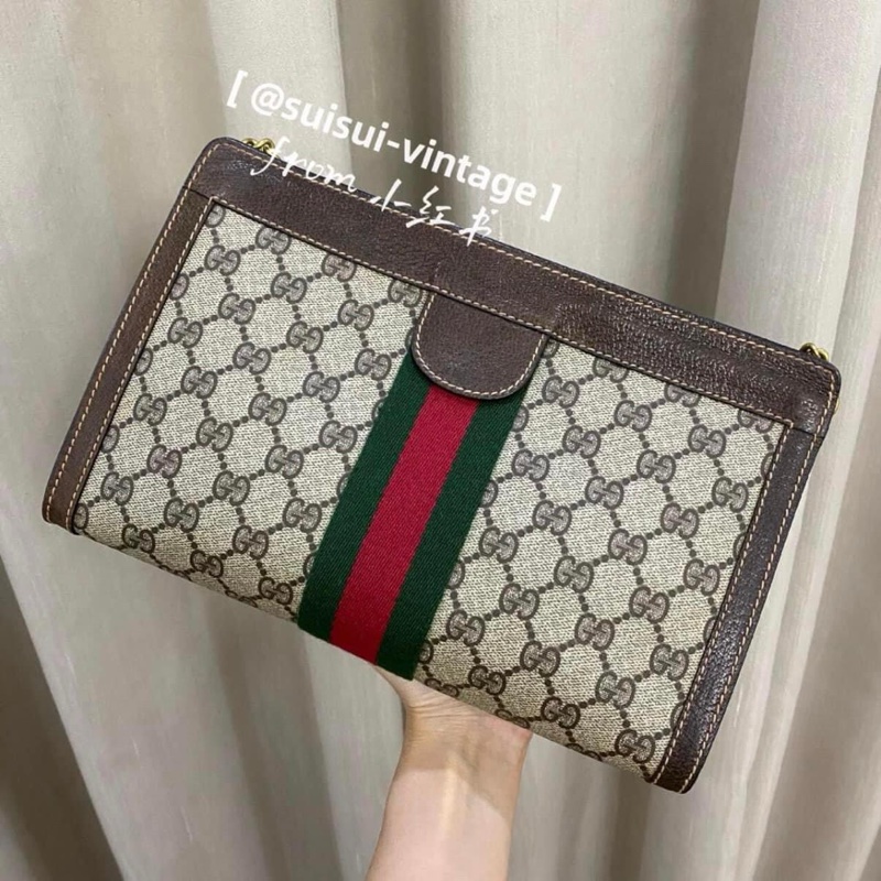 【GUCCI古馳】經典Ophidia系列GG 手拿包-24