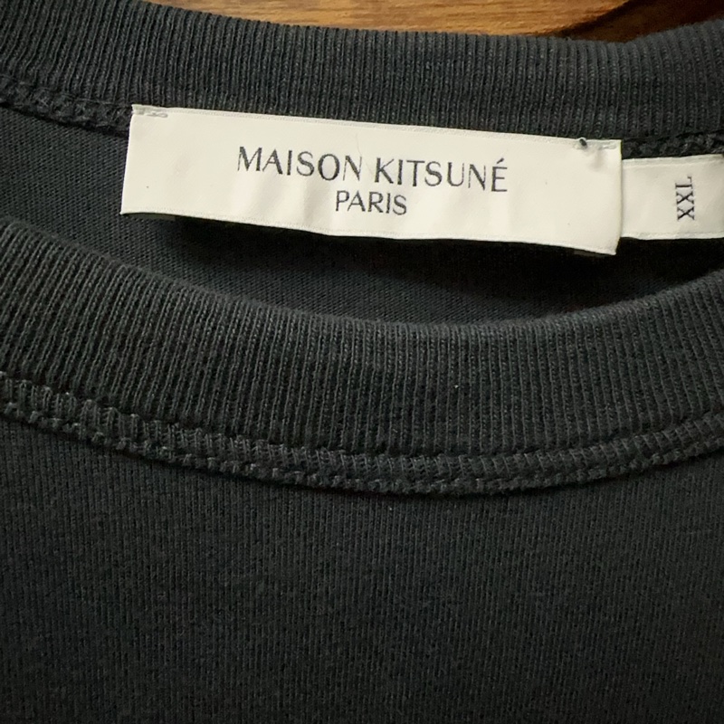 Maison Kitsune 小狐狸🦊 DOUBLE FOX HEAD PATCH CLASSIC TEE-SHIRT-7