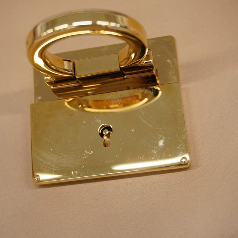 Salvatore Ferragamo 手袋 Gancini 皮革米色女式-9