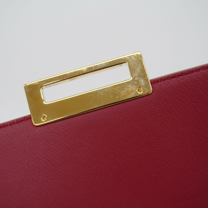 Salvatore Ferragamo 手袋 Gancini 皮革米色女式-10