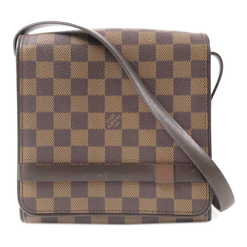 LOUIS VUITTON 【激減優惠】Damier Ebene Tribeca Mini肩背袋啡色-0