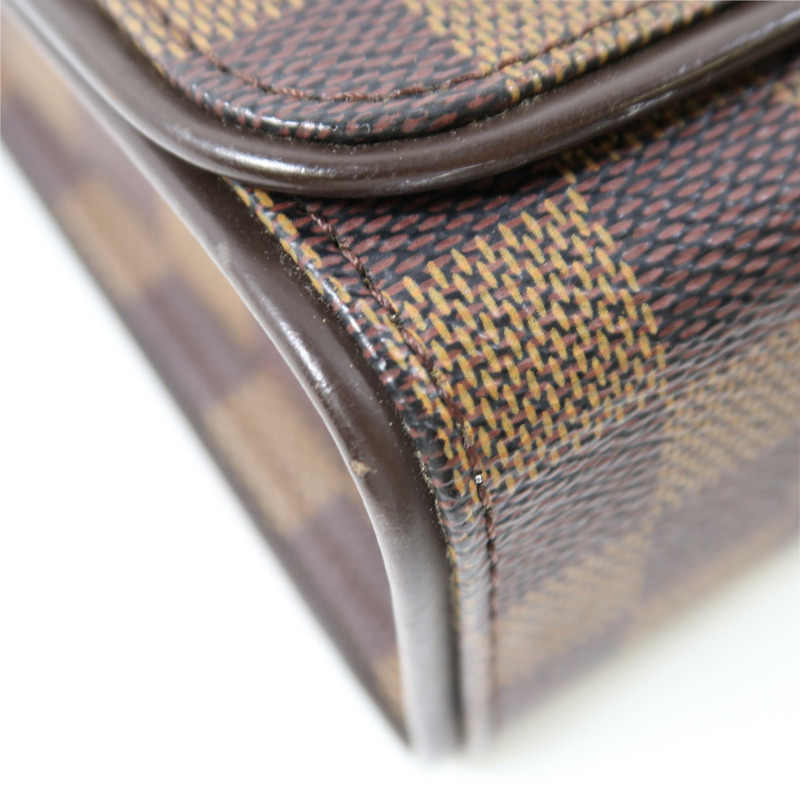 LOUIS VUITTON 【激減優惠】Damier Ebene Tribeca Mini肩背袋啡色-9