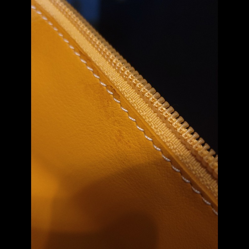 Loewe鮮亮黃 小牛皮 後背包 極新-20