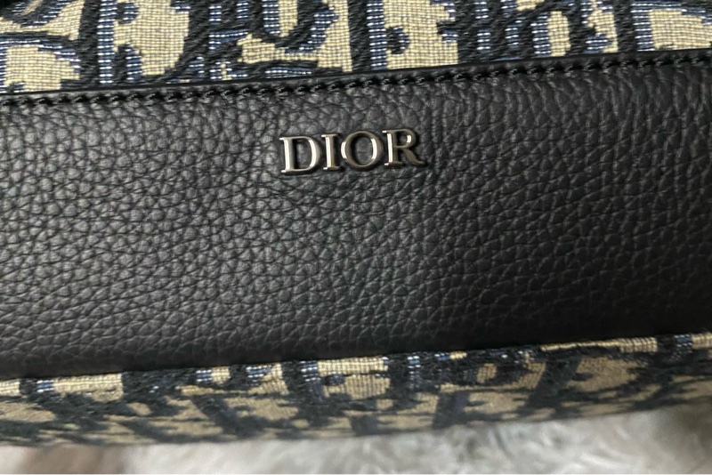 DIOR迪澳DIOR EXPLORER老花帆布郵差包 斜挎包（保留）-41