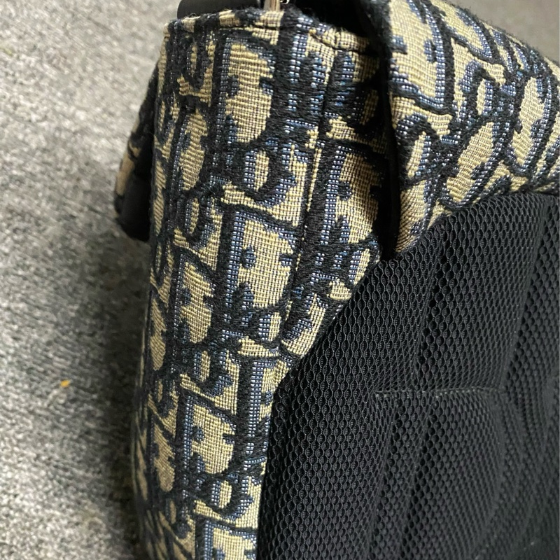 DIOR迪澳DIOR EXPLORER老花帆布郵差包 斜挎包（保留）-14