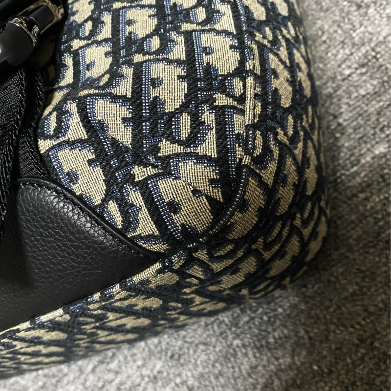 DIOR迪澳DIOR EXPLORER老花帆布郵差包 斜挎包（保留）-25