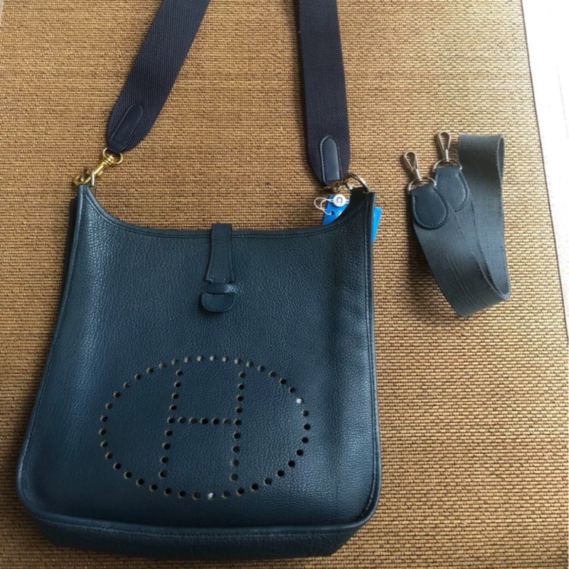 Hermes Evelyne 伊芙琳 29 風暴藍 #肩背包 #專櫃近14萬 #伊芙琳-2