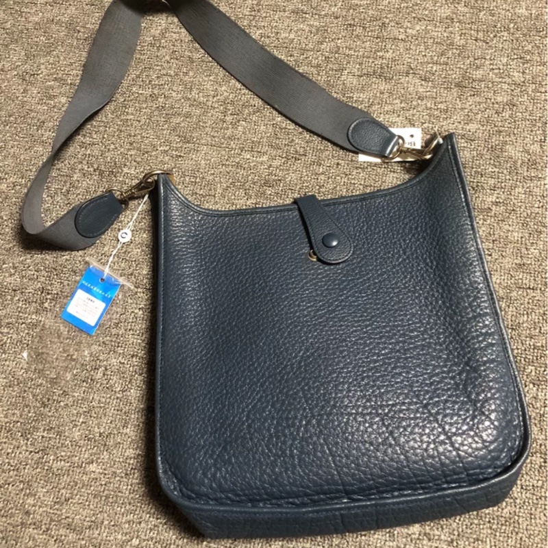 Hermes Evelyne 伊芙琳 29 風暴藍 #肩背包 #專櫃近14萬 #伊芙琳-4