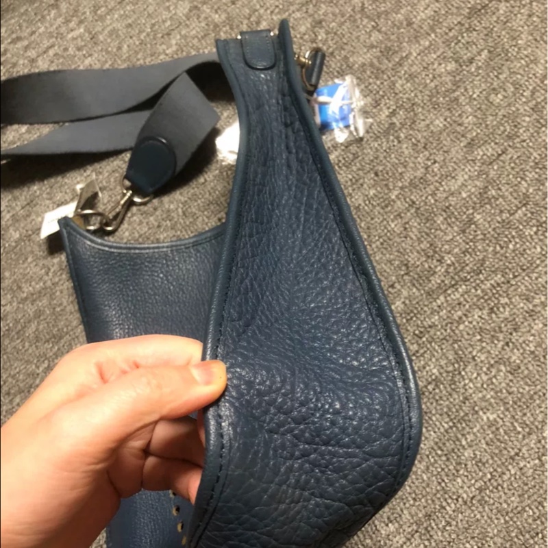 Hermes Evelyne 伊芙琳 29 風暴藍 #肩背包 #專櫃近14萬 #伊芙琳-10
