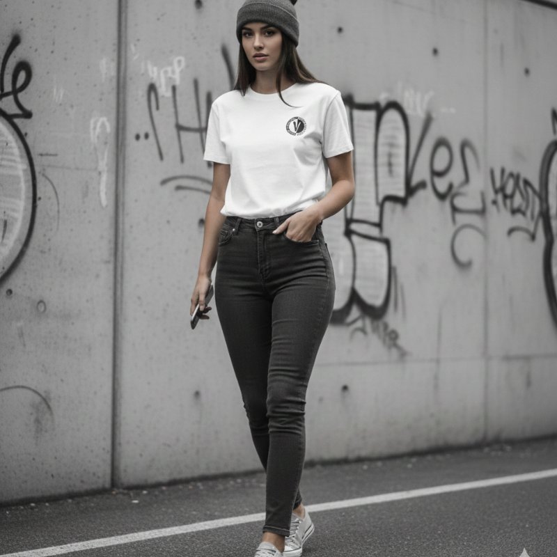 🤣 雙11到了，我的理智正式下線 💸【VERSACE-凡賽斯】胸口小LOGO設計T恤 白-0