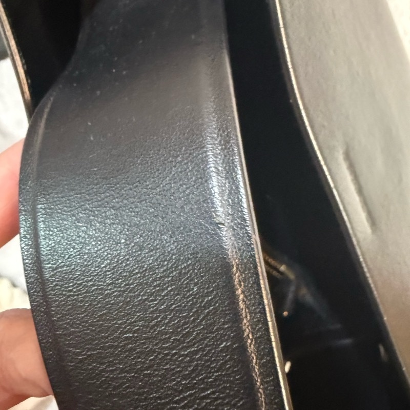 Acne Studios Musubi Logo Debossed Mini Tote Bag-19