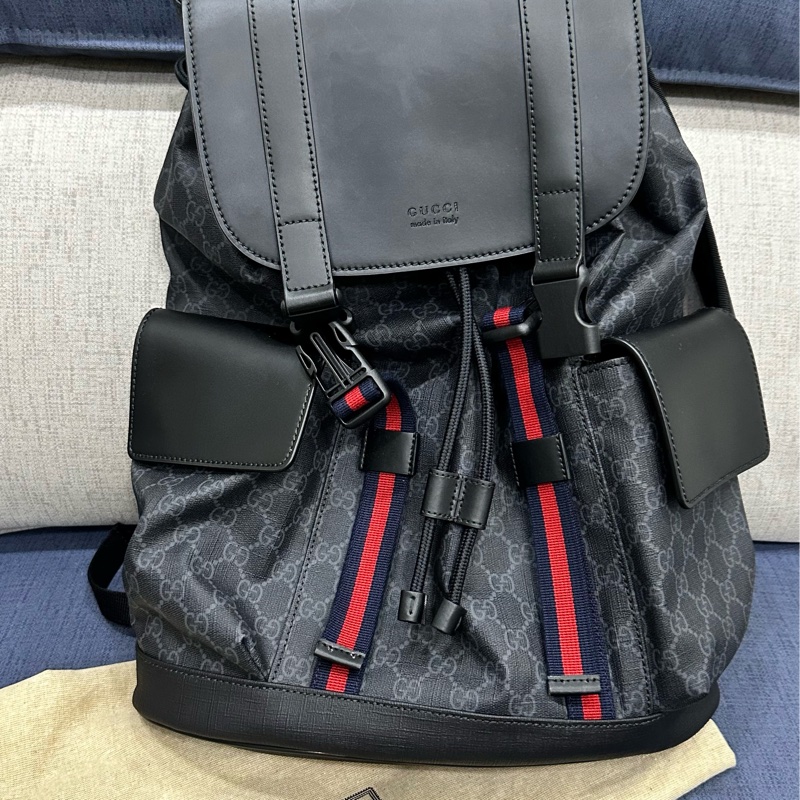 Gucci GG supreme老花雙肩後背包-0