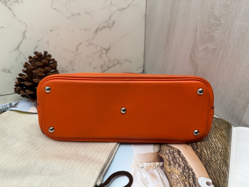 🧡✨Hermes 愛馬仕|Bolide 27 橘色小包子 保齡球包 X刻✨🧡-8