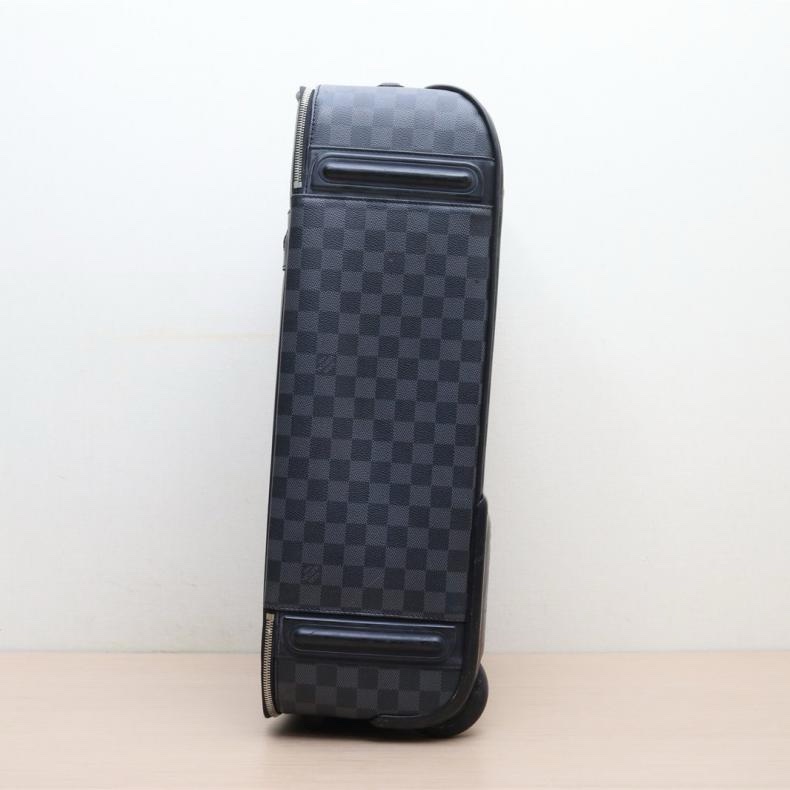 LOUIS VUITTON(路易威登) 旅行箱 黑棋盤 黑棋格 PVC 24寸-1