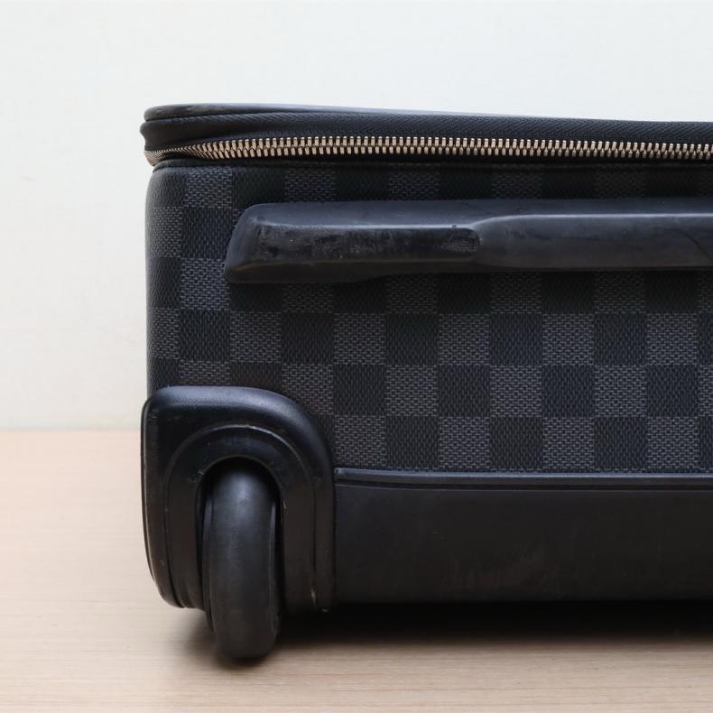 LOUIS VUITTON(路易威登) 旅行箱 黑棋盤 黑棋格 PVC 24寸-2