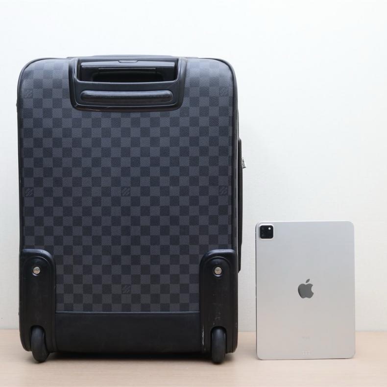 LOUIS VUITTON(路易威登) 旅行箱 黑棋盤 黑棋格 PVC 24寸-3