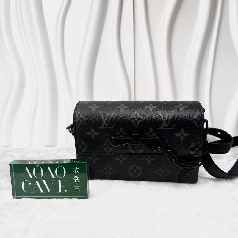 LV  (2024年收據)晶片款 新款Steamer 老花盒子包 牛皮-0