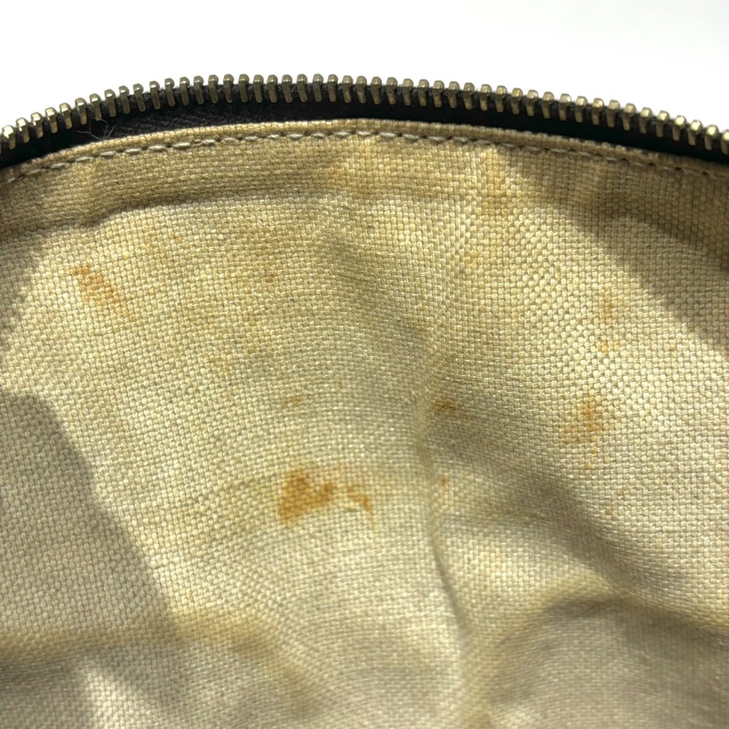 【美收精品】GUCCI 古馳 烏木色 塗層帆布 斜肩包 1-270-20