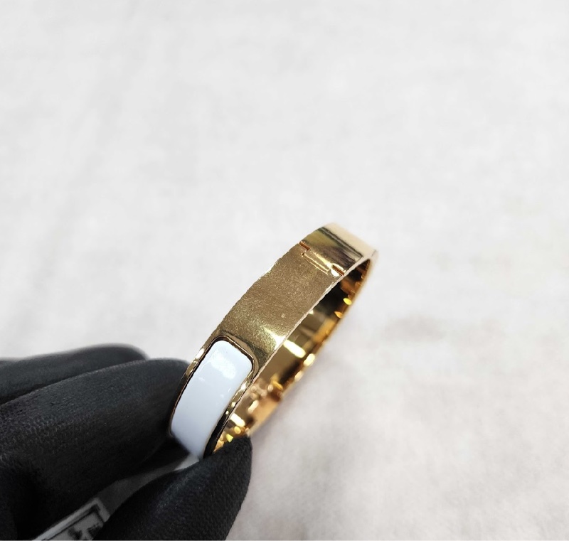 Hermes 愛馬仕 Clic Cadenas 白金 鎖頭 手環 手鐲 手鏈 手飾-24