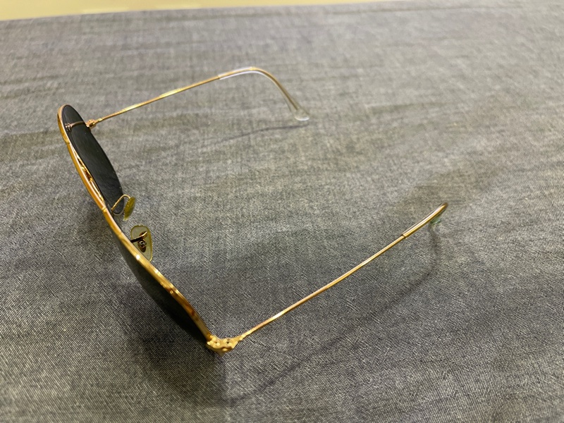Ray-Ban 金框飛行員太陽眼鏡-3