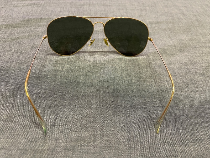 Ray-Ban 金框飛行員太陽眼鏡-4