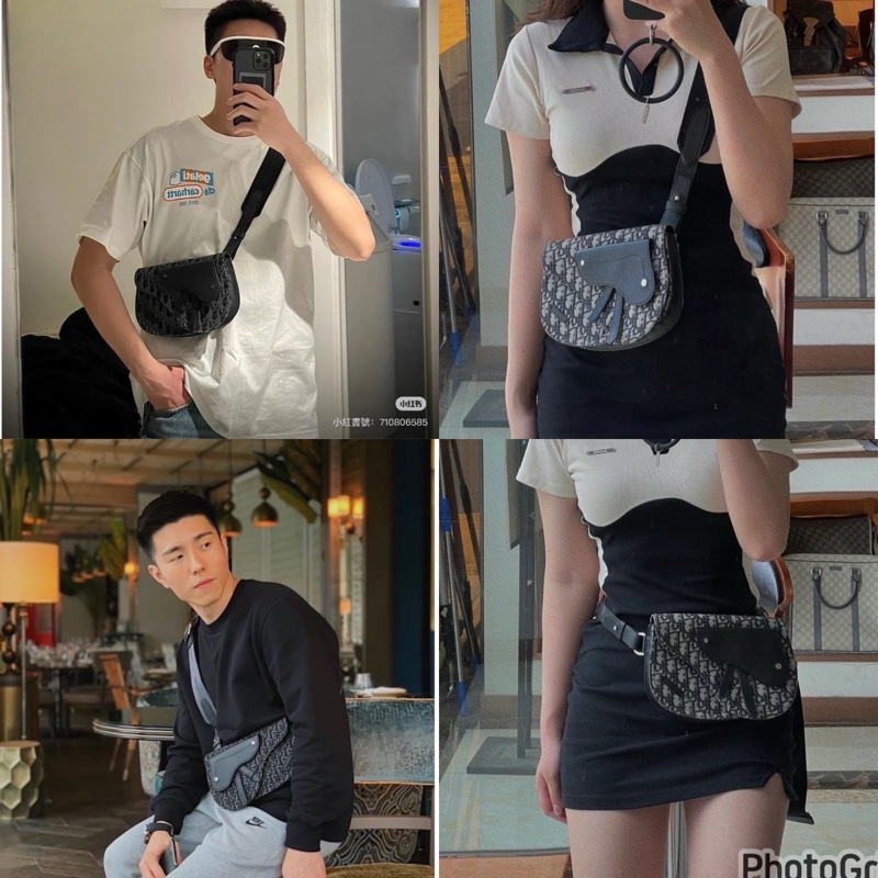 #Dior 老花Saddle 馬鞍 腰包/斜背包-1