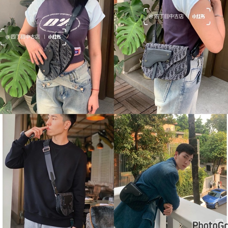 #Dior 老花Saddle 馬鞍 腰包/斜背包-2