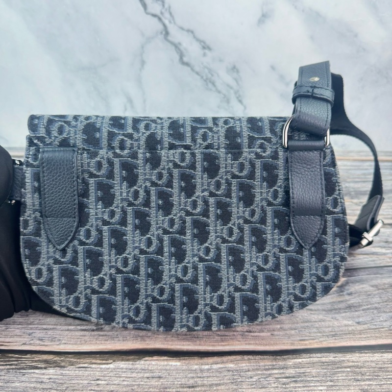 #Dior 老花Saddle 馬鞍 腰包/斜背包-5