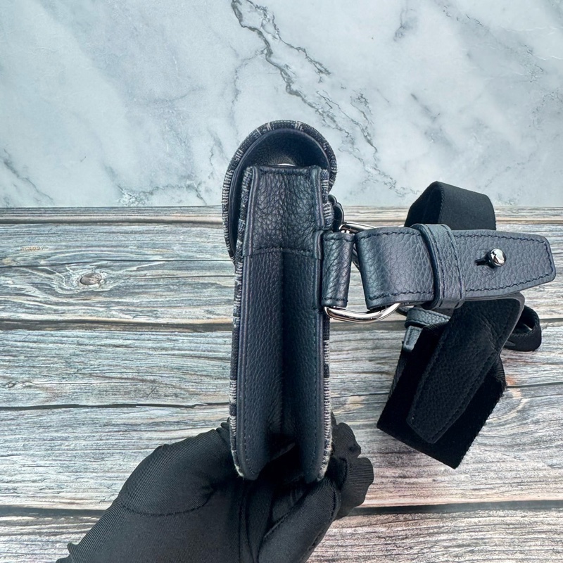 #Dior 老花Saddle 馬鞍 腰包/斜背包-6