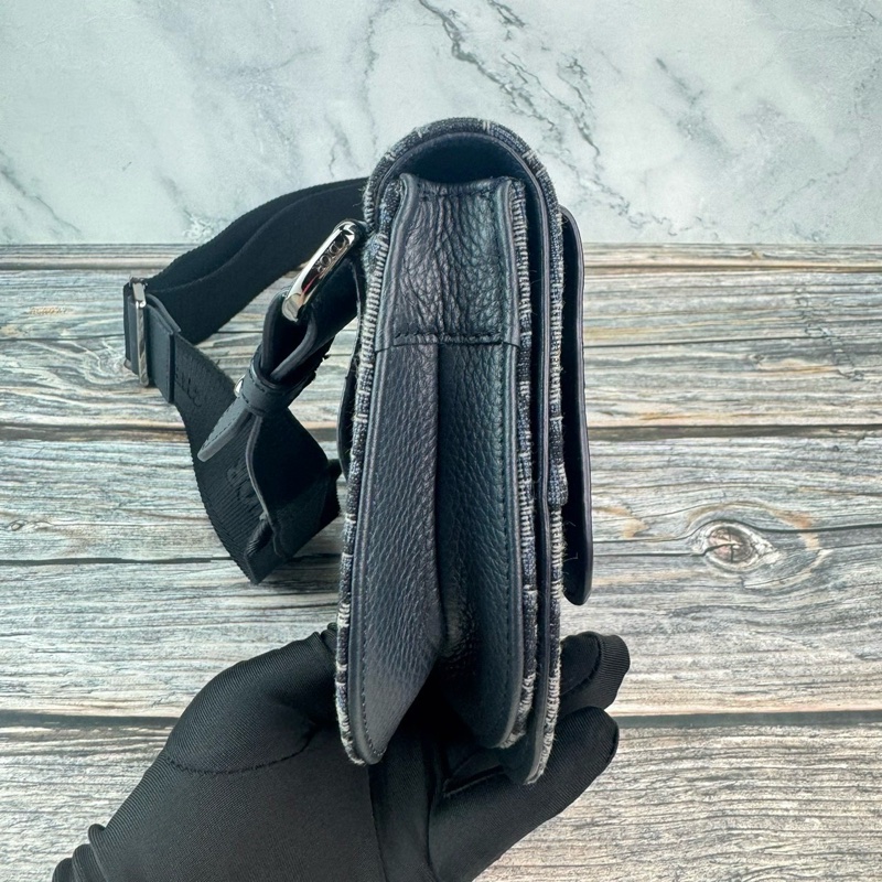 #Dior 老花Saddle 馬鞍 腰包/斜背包-7