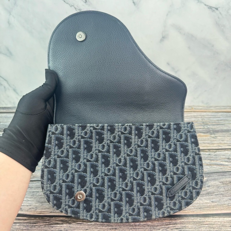 #Dior 老花Saddle 馬鞍 腰包/斜背包-14