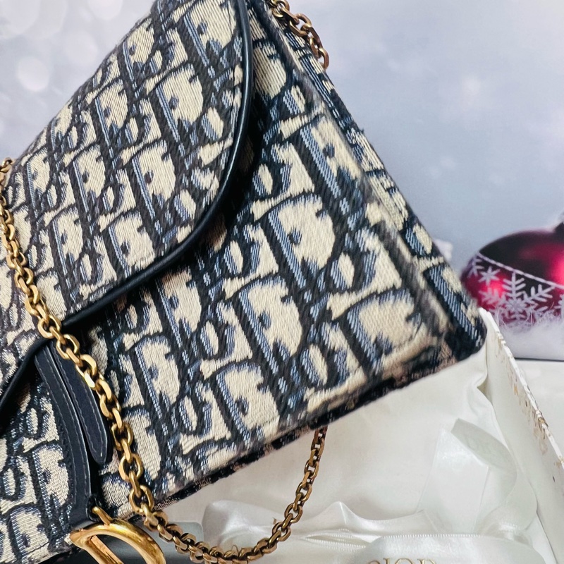 Dior老花大號鏈條包-2