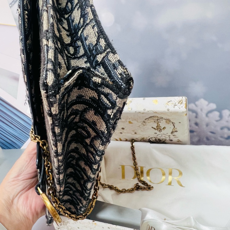 Dior老花大號鏈條包-4
