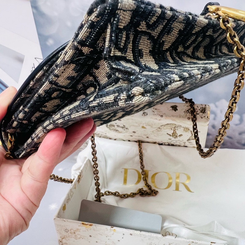 Dior老花大號鏈條包-7