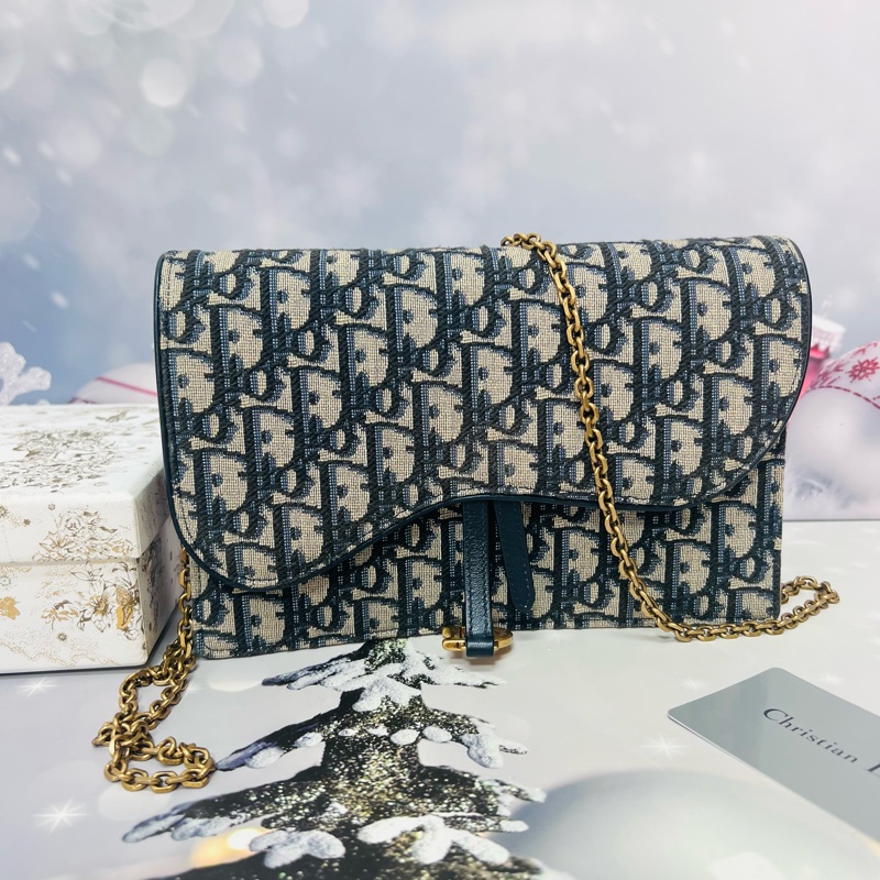 Dior老花大號鏈條包-8