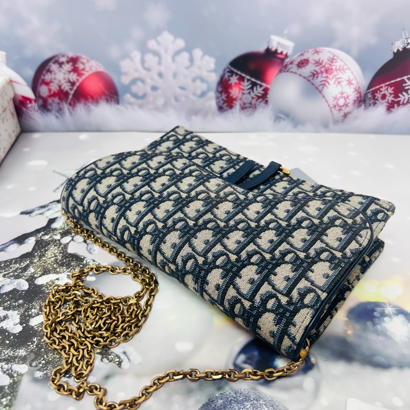 Dior老花大號鏈條包-11