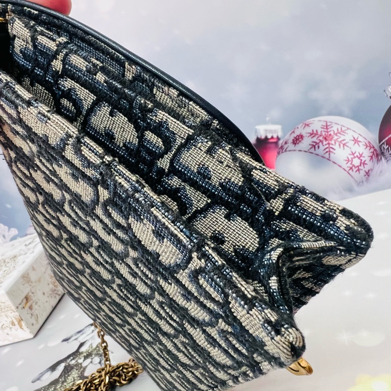 Dior老花大號鏈條包-14