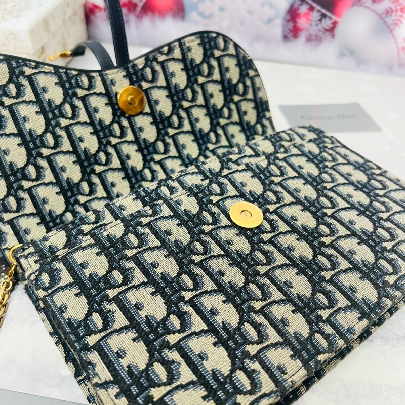 Dior老花大號鏈條包-23