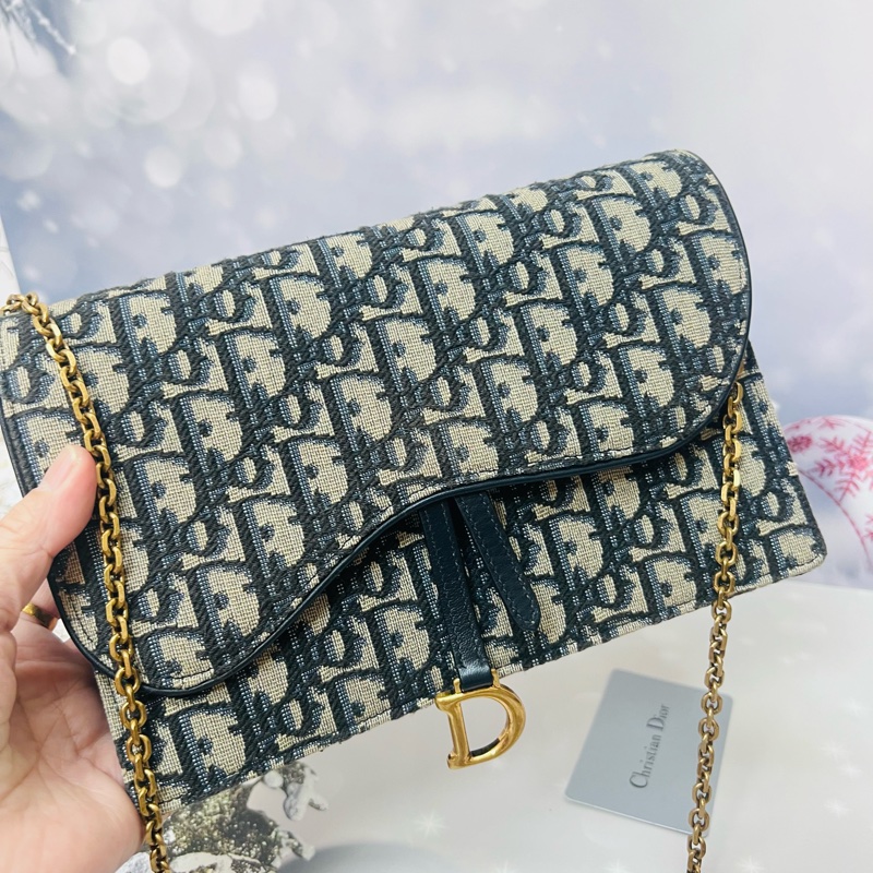 Dior老花大號鏈條包-25