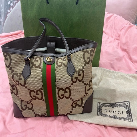 Gucci大Logo 托特包