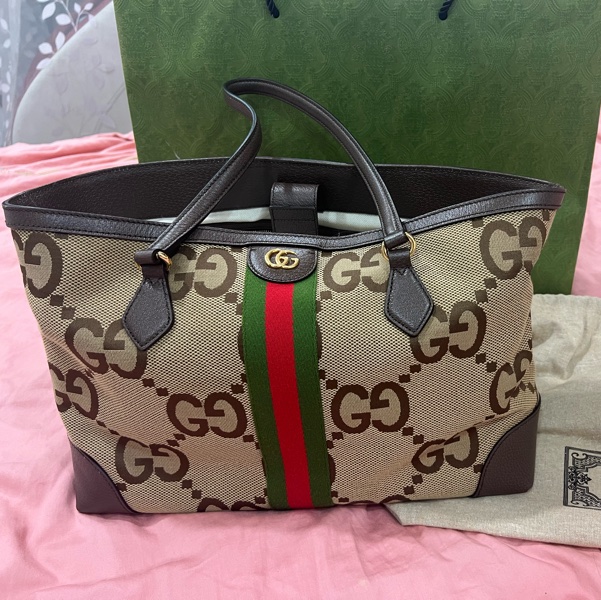 Gucci大Logo 托特包-5