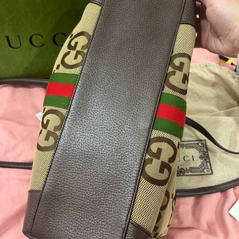 Gucci大Logo 托特包-7